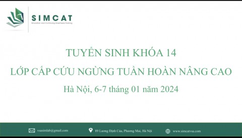 Thông báo tuyển sinh tiền hội nghị GMHS VN 2023