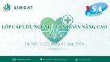 TUYỂN SINH “LỚP HỌC CẤP CỨU NGỪNG TUẦN HOÀN NÂNG CAO” KHÓA 14